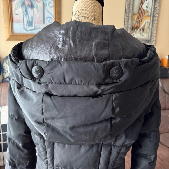 Moncler women’s Down Hooded Long Puffer Coat - Picture 7 of 14